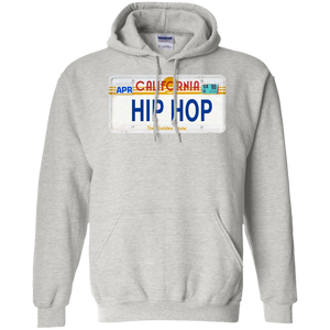 CALIFORNIA HIP HOP LICENSE PLATE VINTAGE Pullover Hoodie 8 oz.