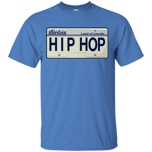 iLLINOIS HIP HOP LICENSE PLATE VINTAGE T-Shirt