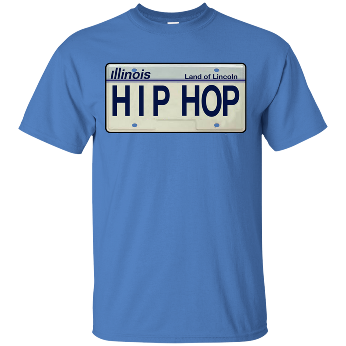 iLLINOIS HIP HOP LICENSE PLATE VINTAGE T-Shirt