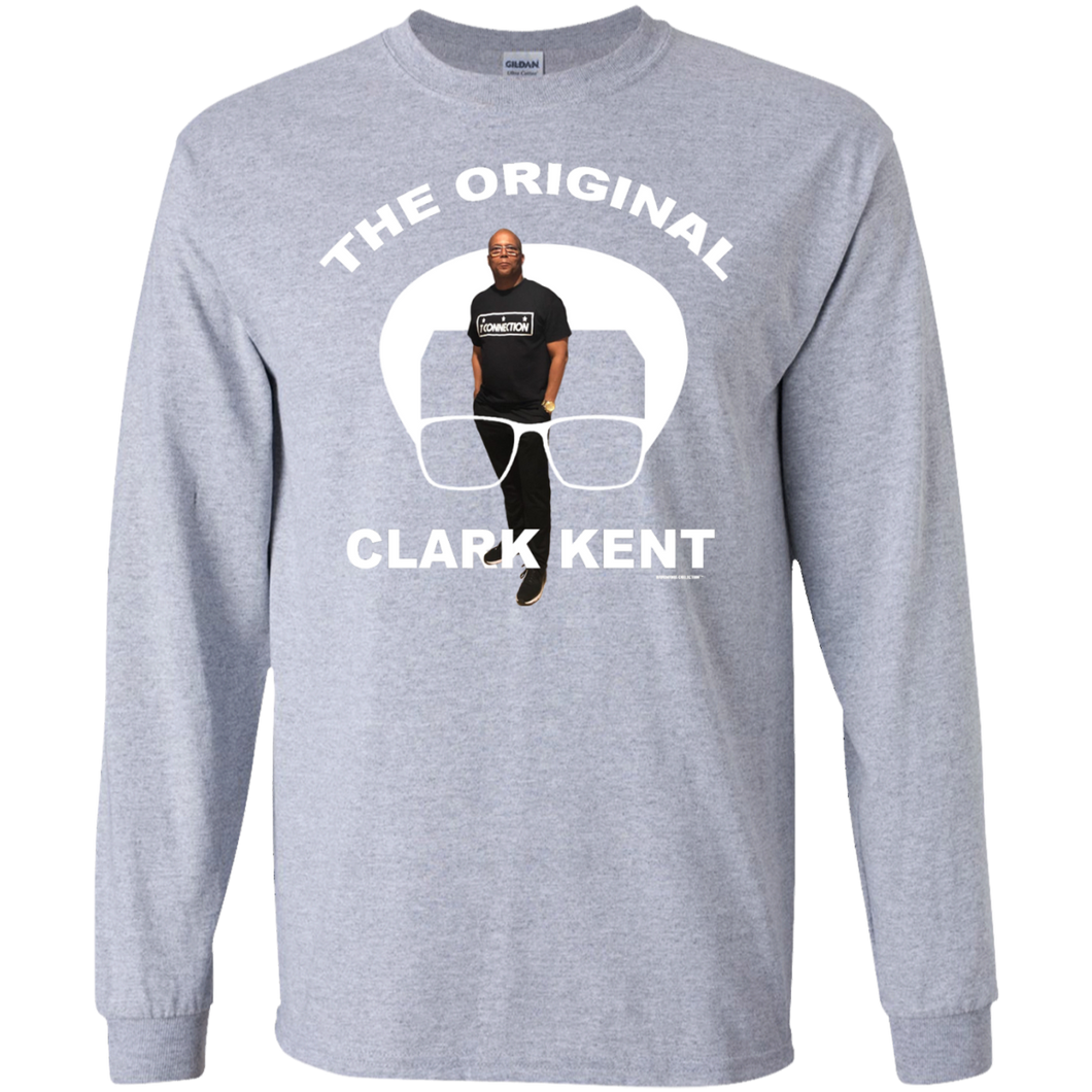 THE ORIGINAL CLARK KENT IMAGE (Rapamania Collection) Long sleeve T-Shirt