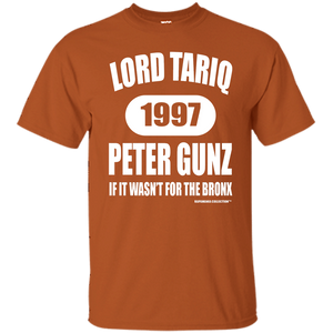 LORD TARIQ PETER GUNZ "IF IT WASN'T FOR THE BRONX" (Rapamania Collection)T-Shirt