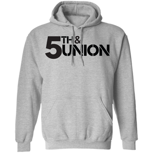EDO. G (5th & Union) black letters Hoodie 8 oz.