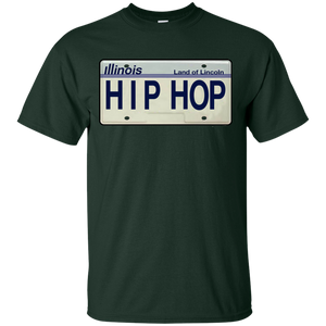 iLLINOIS HIP HOP LICENSE PLATE VINTAGE T-Shirt