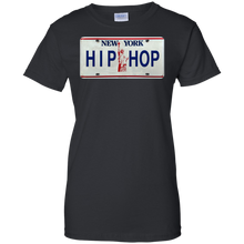 NEW YORK HIP HOP LICENSE PLATE  VINTAGE Ladies' 100% Cotton T-Shirt