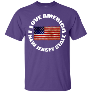 I LOVE AMERICA (NEW JERSEY STATE) T-Shirt