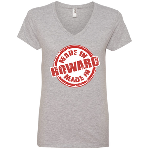 MADE IN HOWARD Ladies' V-Neck T-Shirt