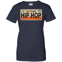 GEORGIA HIP HOP LICENSE PLATE VINTAGE Ladies' 100% Cotton T-Shirt