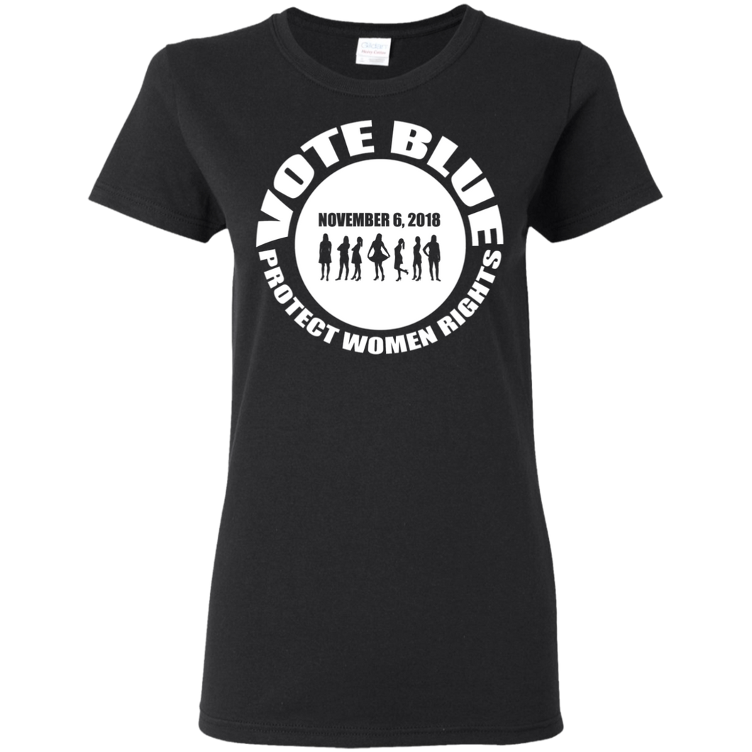 VOTE BLUE Ladies' 5.3 oz. T-Shirt