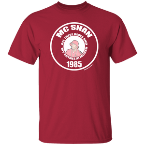 MC SHAN  “All These beats and rhymes attached (Rapamania Collection)  T-Shirt