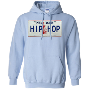 NEW YORK HIP HOP LICENSE PLATE VINTAGE  Pullover Hoodie 8 oz.