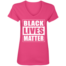 BLACK LIVES MATTER Ladies' V-Neck T-Shirt