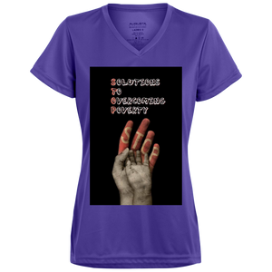 S.T.O.P. (Solutions To Overcoming Poverty) Ladies' Wicking T-Shirt