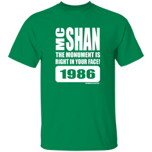 MC SHAN” The monument is right in your face” (Rapamania Collection) oz. T-Shirt