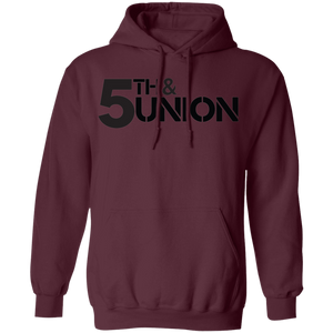 EDO. G (5th & Union) black letters Hoodie 8 oz.