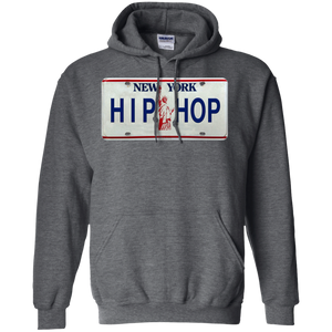 NEW YORK HIP HOP LICENSE PLATE VINTAGE  Pullover Hoodie 8 oz.