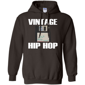 VINTAGE HIP HOP FLOPPY DISK Pullover Hoodie 8 oz.