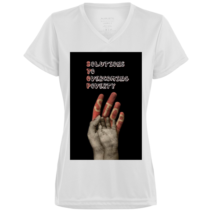 S.T.O.P. (Solutions To Overcoming Poverty) Ladies' Wicking T-Shirt