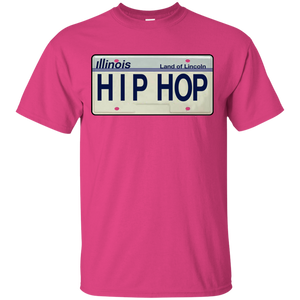 iLLINOIS HIP HOP LICENSE PLATE VINTAGE T-Shirt