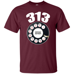 VINTAGE DETROIT (313) T-Shirt