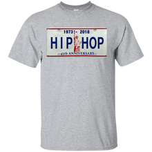 45th HIP HOP ANNIVERSARY LICENSE PLATE(Rapamania Collection) T-Shirt
