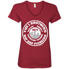 THE L BROTHERS PIONEER (Rapmania Collection) Ladies' V-Neck T-Shirt