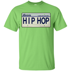 iLLINOIS HIP HOP LICENSE PLATE VINTAGE T-Shirt