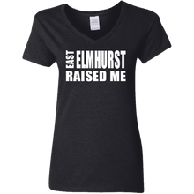 East Elmhurst Raised ME Ladies' 5.3 oz. V-Neck T-Shirt