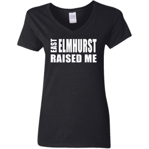 East Elmhurst Raised ME Ladies' 5.3 oz. V-Neck T-Shirt