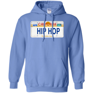 CALIFORNIA HIP HOP LICENSE PLATE VINTAGE Pullover Hoodie 8 oz.