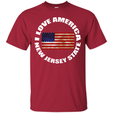 I LOVE AMERICA (NEW JERSEY STATE) T-Shirt