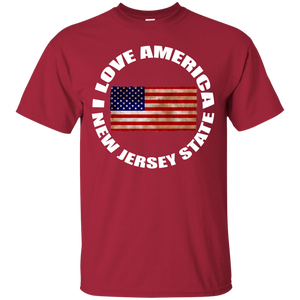 I LOVE AMERICA (NEW JERSEY STATE) T-Shirt