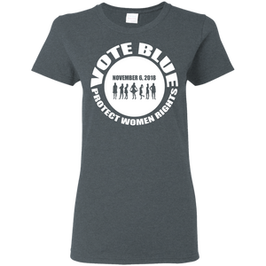 VOTE BLUE Ladies' 5.3 oz. T-Shirt