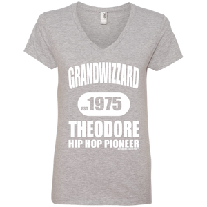 GRANDWIZZARD THEODORE COLLECTION (Rapamania Collection) Ladies' V-Neck T-Shirt