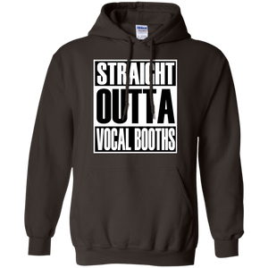 STRAIGHT OUTTA VOCAL BOOTHS Pullover Hoodie 8 oz.