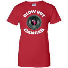 BLOW OUT CANCER Ladies' 100% Cotton T-Shirt