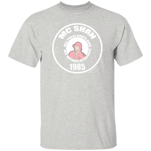 MC SHAN  “All These beats and rhymes attached (Rapamania Collection)  T-Shirt