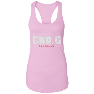 EDO. G Ladies Ideal Racerback Tank