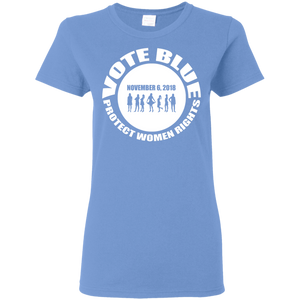 VOTE BLUE Ladies' 5.3 oz. T-Shirt