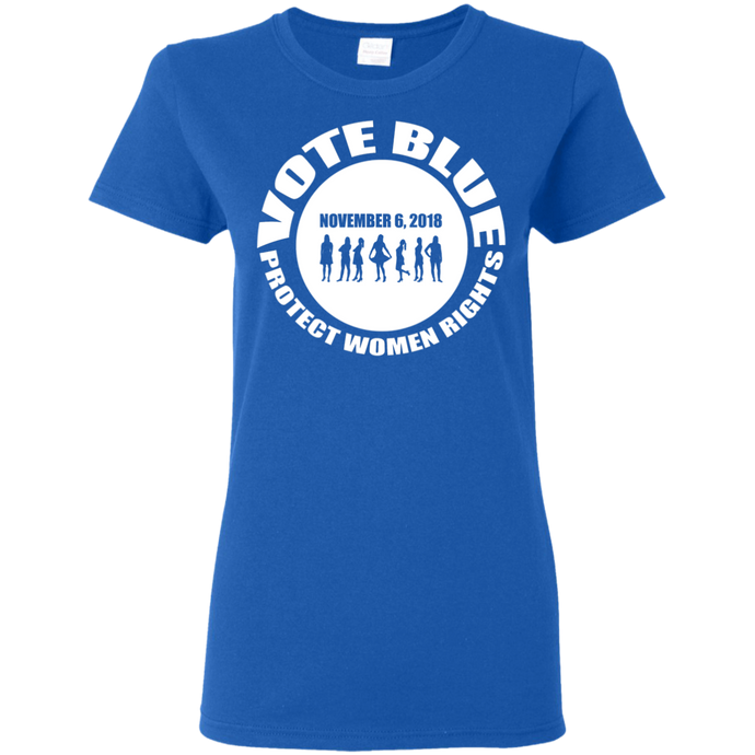 VOTE BLUE Ladies' 5.3 oz. T-Shirt