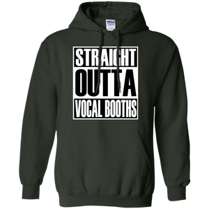 STRAIGHT OUTTA VOCAL BOOTHS Pullover Hoodie 8 oz.