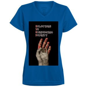 S.T.O.P. (Solutions To Overcoming Poverty) Ladies' Wicking T-Shirt