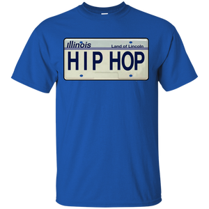 iLLINOIS HIP HOP LICENSE PLATE VINTAGE T-Shirt