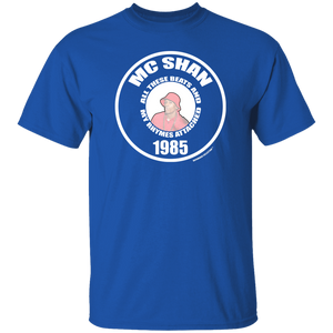 MC SHAN  “All These beats and rhymes attached (Rapamania Collection)  T-Shirt
