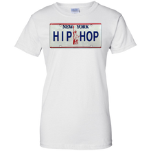 NEW YORK HIP HOP LICENSE PLATE  VINTAGE Ladies' 100% Cotton T-Shirt