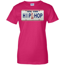 NEW YORK HIP HOP LICENSE PLATE  VINTAGE Ladies' 100% Cotton T-Shirt