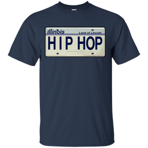 iLLINOIS HIP HOP LICENSE PLATE VINTAGE T-Shirt