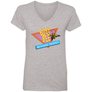 CHIEF  ROCKER BUSY BEE RUNNING THANGS (Busy Bee Collection) Ladies' V-Neck T-Shirt