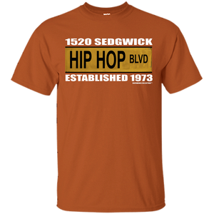 1520 SEDGWICK HIP HOP BLVD classic 1970's street sign (Rapamania Collection) T-Shirt