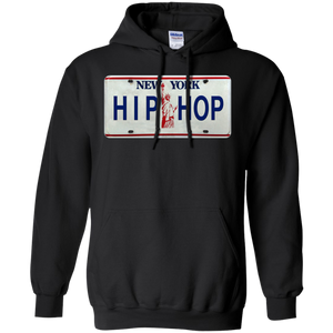 NEW YORK HIP HOP LICENSE PLATE VINTAGE  Pullover Hoodie 8 oz.