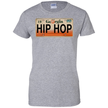 GEORGIA HIP HOP LICENSE PLATE VINTAGE Ladies' 100% Cotton T-Shirt